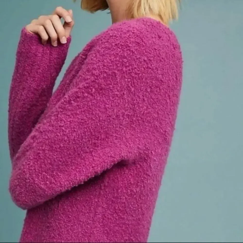 Anthropologie Sleeping on Snow Lavinia Alpaca Boucle Pullover Sweater Size XS